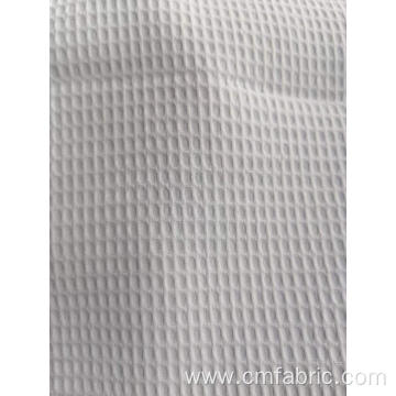 100% Woven Polyester CEY Waffle Check Dobby Fabric